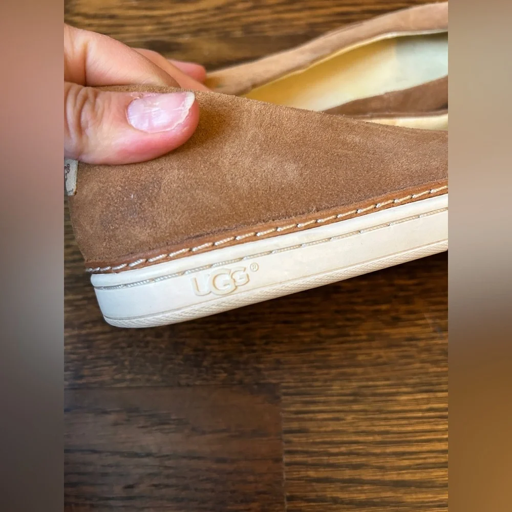 Like New UGGS Kammi Suede Slip-On Comfort Sneakers Flat - Picture 5 of 9